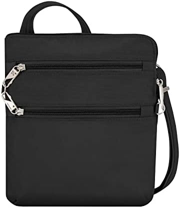 Travelon Anti-theft Classic Slim Dbl Zip Crossbody Bag