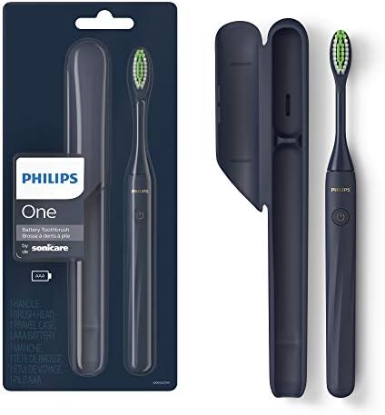 Philips One by Sonicare Battery Toothbrush, Midnight Blue, HY1100/04