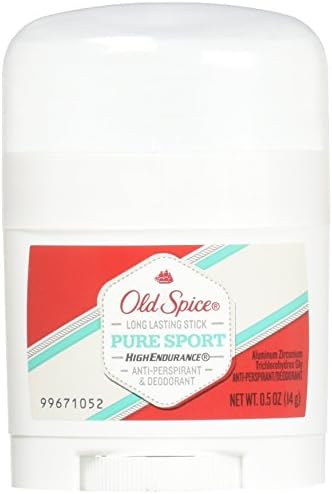 Old Spice High Endurance Antiperspirant Deodorant 0.5 Travel Size Pure Sport,0.5 Ounce (Pack of 3)