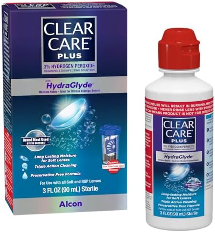 Clear Care Plus Cleaning Solution Travel Pack, No Flavor, 3 Fl Oz