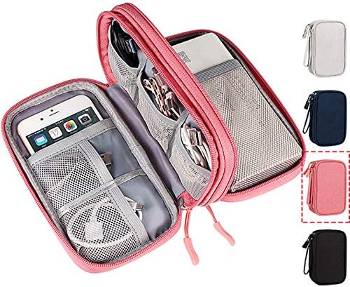 Electronic Organizer Travel USB Cable Accessories Bag/Case,Waterproof for Power Bank,Charging Cords,Chargers,Mouse ,Earphones Flash Drive